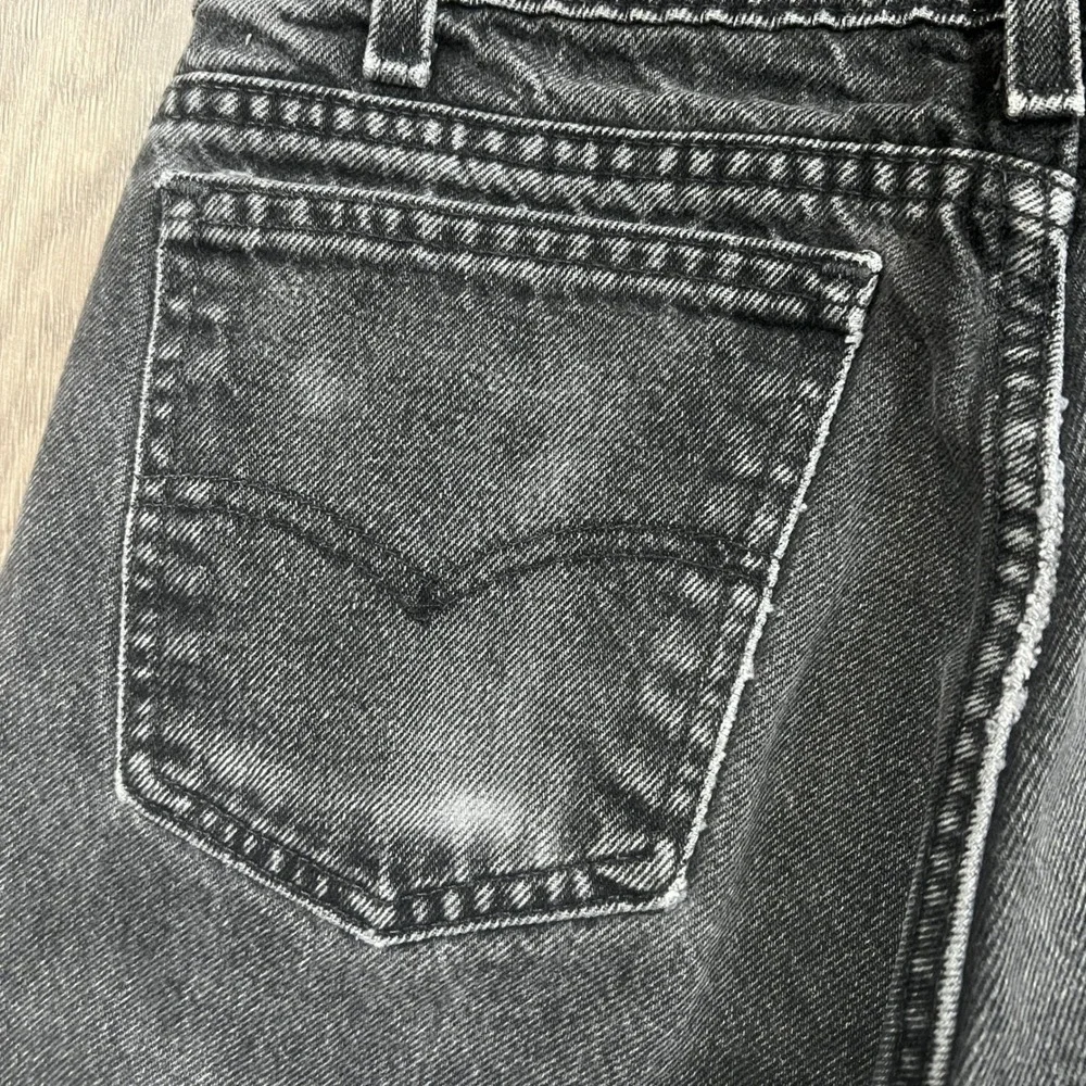 Vintage‎ Orange Tab Levis Mens W 33 L 32 Black Straight Leg